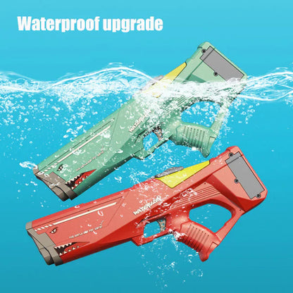Electric Water Gun for Kids & Adults | مسدس مائي أوتوماتيكي قوي للمرح الصيفي